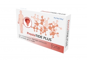 ProstaTIDE PLUS forte peptidai prostatos funkcionalumo palaikymui